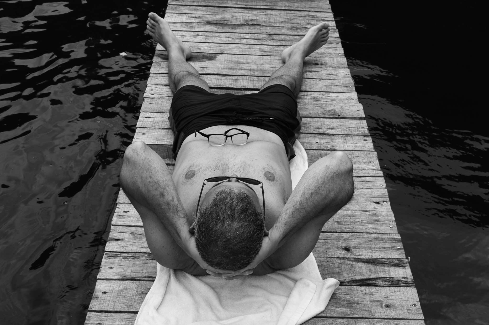 Father on Dock